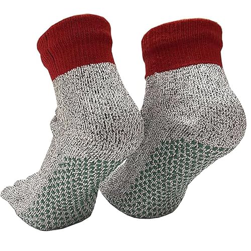 Fokayo Konjoun Barfußsocken Erdung, Konjoun Socken Outdoor für den Strand, Konjoun Erdungssocken, rutschfeste Konjoun Supersocken, geeignet für Outdoor-Reisen, Wandersocken (B) von Fokayo