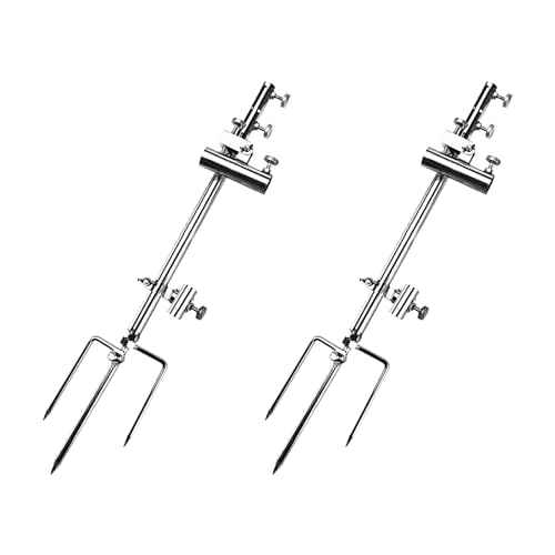2tlg. Angelrutenhalter Fischenpfähle aus Edelstahl Rostfreier Stahl Rutenhalter mit Spieß Outdoor Halterung Fischen Zubehör 2tlg. Angelrutenhalter Fischenpfähle aus Edelstahl Rostfreier Stahl Rutenhalter mit Spieß Outdoor Halterung Fischen Zubehör von Folgtek