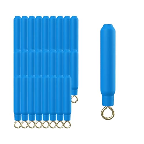Folpus 30 Stücke Angeln Posen Halter Angelgerät Drehbare Float Halter Angeln Bobber Stopper, klein Folpus 30 Stücke Angeln Posen Halter Angelgerät Drehbare Float Halter Angeln Bobber Stopper, klein von Folpus