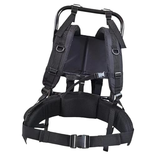 Folpus 60 kg Schwerer Tragerucksack-Rahmen, Rucksack, Leichter, tragbarer Klapptaschen-Rahmen für Ausrüstung, Outdoor-Aktivitäten, Camping, Schwarz Folpus 60 kg Schwerer Tragerucksack-Rahmen, Rucksack, Leichter, tragbarer Klapptaschen-Rahmen für Ausrüstung, Outdoor-Aktivitäten, Camping, Schwarz von Folpus