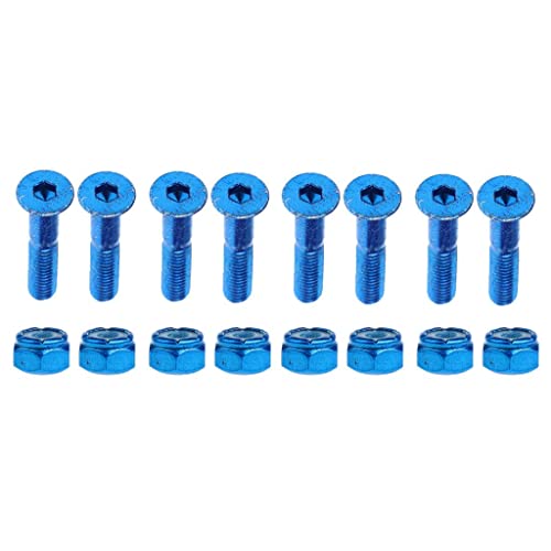 Folpus 8 X Schrauben Und Muttern, Schraubenlänge: Ca. cm, Blau Folpus 8 X Schrauben Und Muttern, Schraubenlänge: Ca. cm, Blau von Folpus