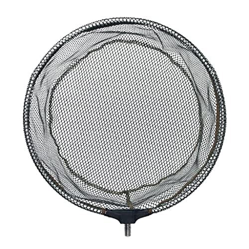 Folpus Aluminiumlegierung Runder Rahmen Nylon Angeln Kescher mit 8mm Schraube für Angelgriff - Schwarz, 45cm Folpus Aluminiumlegierung Runder Rahmen Nylon Angeln Kescher mit 8mm Schraube für Angelgriff - Schwarz, 45cm von Folpus