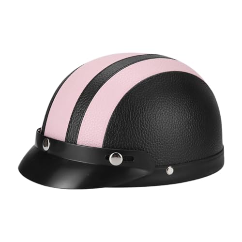 Folpus Bike Helm PU komfortable leichte vielseitige Radsporthelm Sommer für Pendeln Mountain Road Bike Skateboard, Schwarz Rosa von Folpus