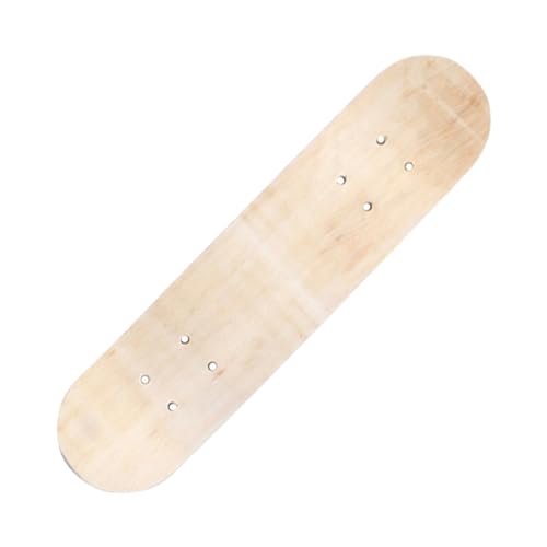 Folpus Blanko-Skateboard-Deck, DIY-Malerei-Holzdeck, Kinder-DIY-Skateboard für Jungen, Mädchen-Anfänger, 60 cm ohne Räder Folpus Blanko-Skateboard-Deck, DIY-Malerei-Holzdeck, Kinder-DIY-Skateboard für Jungen, Mädchen-Anfänger, 60 cm ohne Räder von Folpus