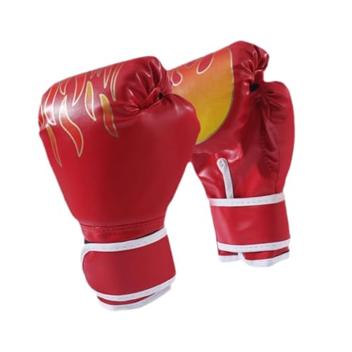 Folpus Handschuhe Handschuhe Sparring Handschuhe Trainings Handschuhe für Taekwondo Heim Gym Sanda Karate Kampf pad, Rot für Erwachsene von Folpus