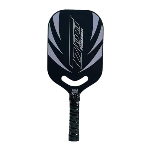 Folpus Pickleball-Paddel, Pickleball-Schläger, nahtlos, tragbar, mit Komfortgriff, 14 mm Dicke Kohlefaser für Übungstraining, Style A von Folpus