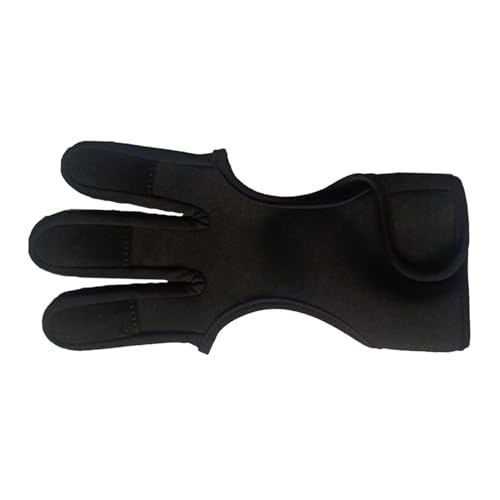 Folpus Sporthandschuh mit Dreifingerschutz, Schutzausrüstung, Training, verstellbar, leicht zu tragen, für Damen und Herren, beidhändig tragbar, l von Folpus