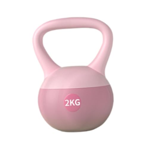 Folpus Weiche Kettlebell, Fitness Kettlebell, Griff, Körperübung, Krafttraining Kettlebell zum Heben der Hüften, Rosa von Folpus