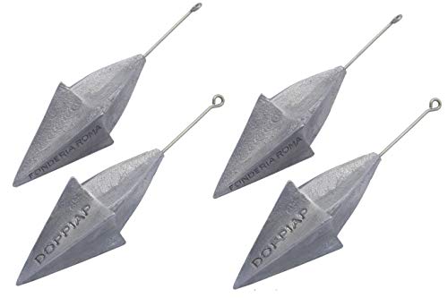 Doppelblei P mit Stab, 175 g, 4 Stück Doppelblei P mit Stab, 175 g, 4 Stück von Fonderia Roma