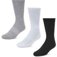 Foot Locker 3 Pack Active Dry Crew Unisex Socken - Grau - Größe: 35-41 - Foot Locker Foot Locker 3 Pack Active Dry Crew Unisex Socken - Grau - Größe: 35-41 - Foot Locker von Foot Locker