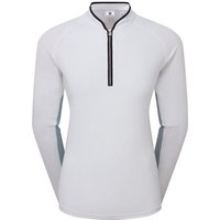 FootJoy 1/4 Zip LS Sun Pro Shirt Stretch Midlayer weiß FootJoy 1/4 Zip LS Sun Pro Shirt Stretch Midlayer weiß von FootJoy