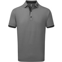 FootJoy Banded Birdseye Halbarm Polo anthrazit FootJoy Banded Birdseye Halbarm Polo anthrazit von FootJoy