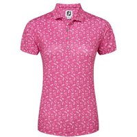 FootJoy FLORAL PRINT Halbarm Polo pink FootJoy FLORAL PRINT Halbarm Polo pink von FootJoy