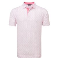 FootJoy Figure Print Lisle Halbarm Polo rosa FootJoy Figure Print Lisle Halbarm Polo rosa von FootJoy