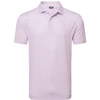 FootJoy Floral Sketch Print Lisle Halbarm Polo pink FootJoy Floral Sketch Print Lisle Halbarm Polo pink von FootJoy