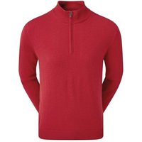 FootJoy Half-Zip Lined Pullover Windstopp Strick rot von FootJoy