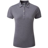 FootJoy Heather Self-Collar Halbarm Polo grau FootJoy Heather Self-Collar Halbarm Polo grau von FootJoy