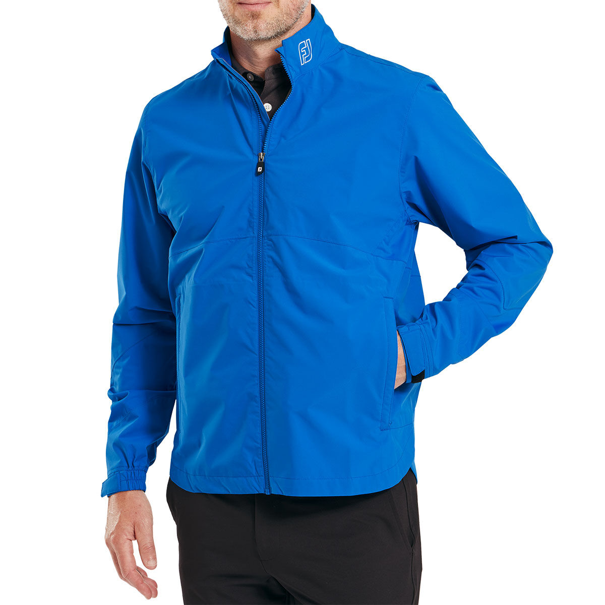 FootJoy Men's HydroLite X Full Zip Waterproof Golf Jacket, Mens, Blue, Xl | American Golf von FootJoy