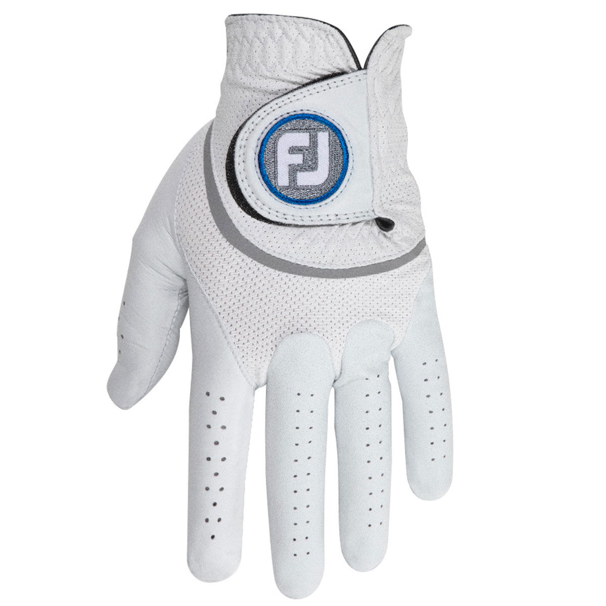 FootJoy Men's HyperFLX Golf Glove, Mens, Right hand, Medium, White | American Golf von FootJoy