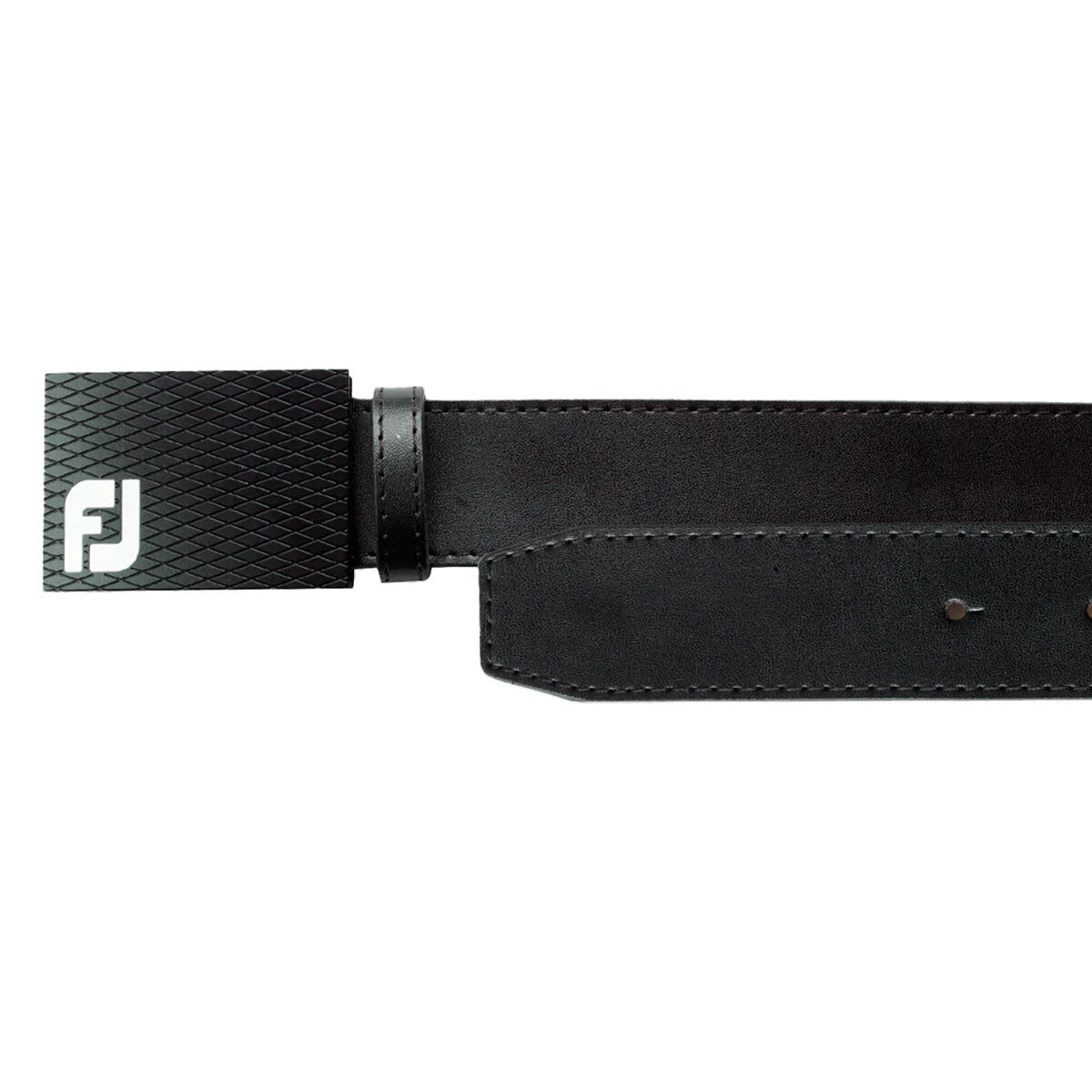 FootJoy Mens Black Long Lasting Leather Regular Golf Belt | American Golf von FootJoy