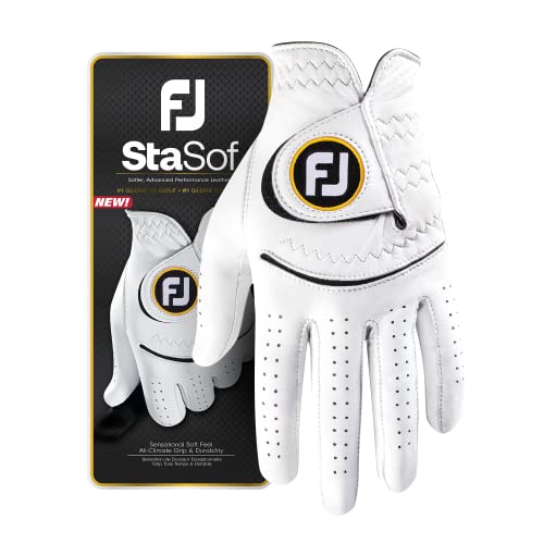 FootJoy Men's StaSof Golf Glove, White, Small, Worn on Left Hand FootJoy Men's StaSof Golf Glove, White, Small, Worn on Left Hand von FootJoy