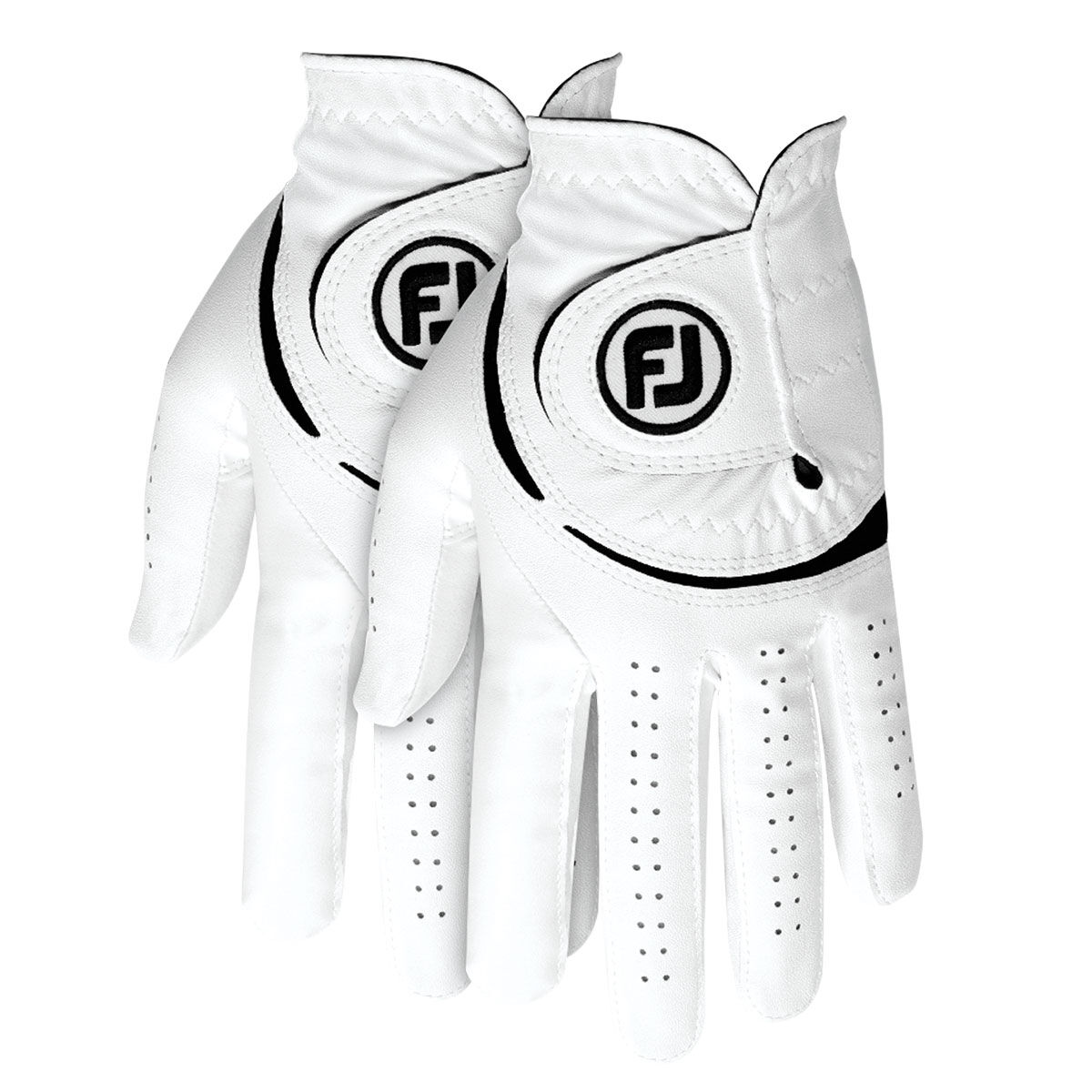 FootJoy Men's Weathersof Golf Gloves - 2 Pack, Mens, Left hand, Medium, White | American Golf von FootJoy