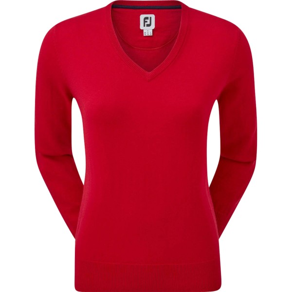 FootJoy Pullover Wool Blend V-Neck rot von FootJoy