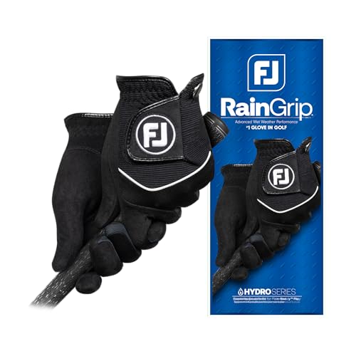 FootJoy RainGrip Paar Damen Golfhandschuhe, Schwarz FootJoy RainGrip Paar Damen Golfhandschuhe, Schwarz von FootJoy