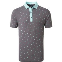 FootJoy Scattered Floral Halbarm Polo grau FootJoy Scattered Floral Halbarm Polo grau von FootJoy