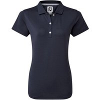 FootJoy Stretch Pique Solid Halbarm Polo navy von FootJoy