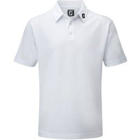 FootJoy Stretch Pique Solid Halbarm Polo weiß FootJoy Stretch Pique Solid Halbarm Polo weiß von FootJoy