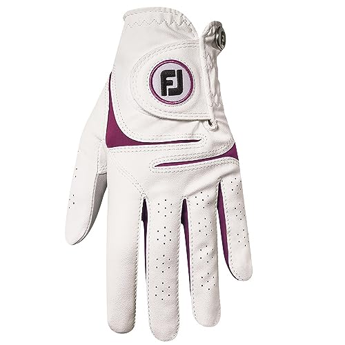 FootJoy WeatherSof Fashion Damen-Golfhandschuh, Größe L, Fuchsia von FootJoy