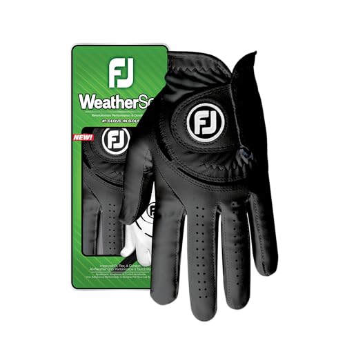 FootJoy WeatherSof Golfhandschuh für Herren, S, Schwarz/Schwarz FootJoy WeatherSof Golfhandschuh für Herren, S, Schwarz/Schwarz von FootJoy