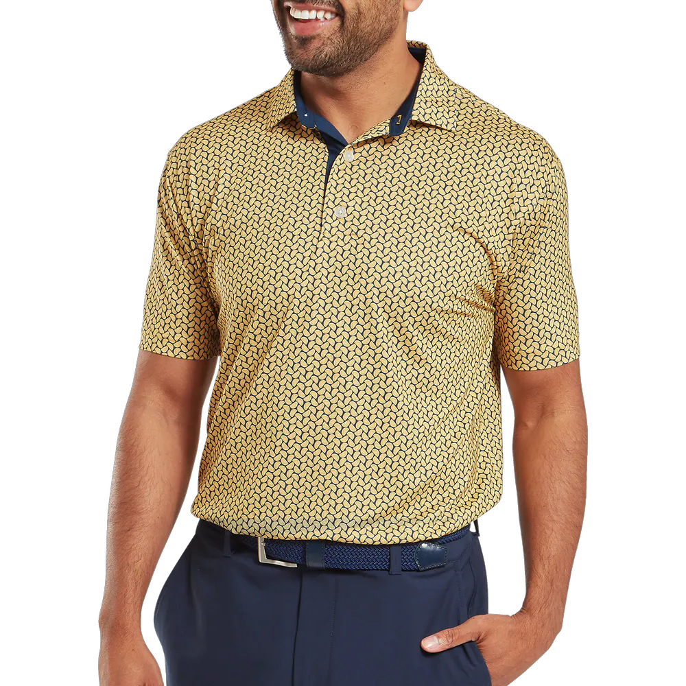 'Footjoy Citrus Lisle Herren Polo gelb/navy' 'Footjoy Citrus Lisle Herren Polo gelb/navy' von FootJoy