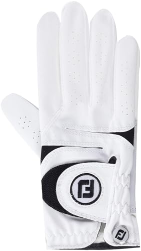 Footjoy Damen Weathersof Golfhandschuh, weiß, L Footjoy Damen Weathersof Golfhandschuh, weiß, L von FootJoy