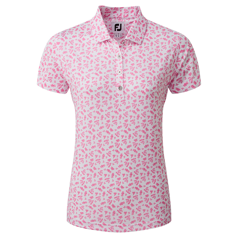 'Footjoy Golf Blumen Print Lisle Damen Polo' 'Footjoy Golf Blumen Print Lisle Damen Polo' von FootJoy