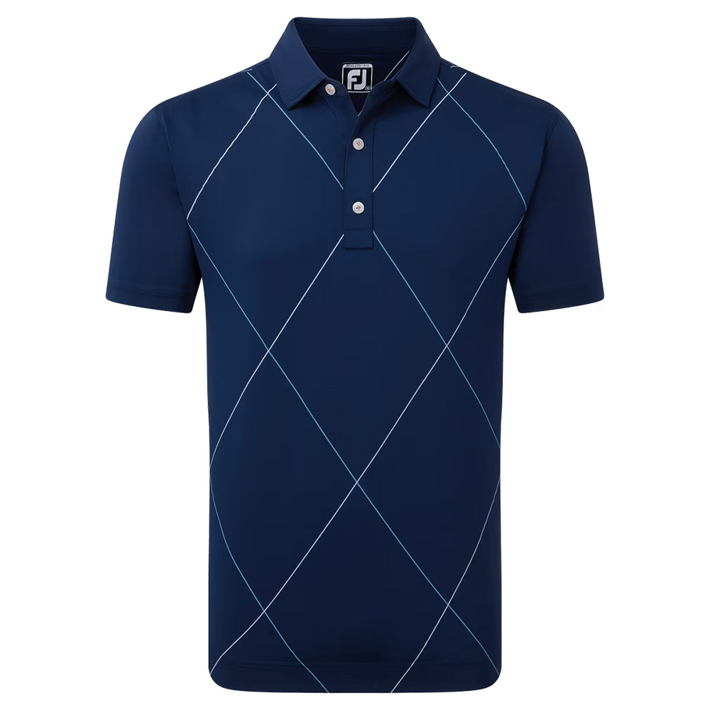 'Footjoy Golf Raker Lisle Herren Polo blau' 'Footjoy Golf Raker Lisle Herren Polo blau' von FootJoy