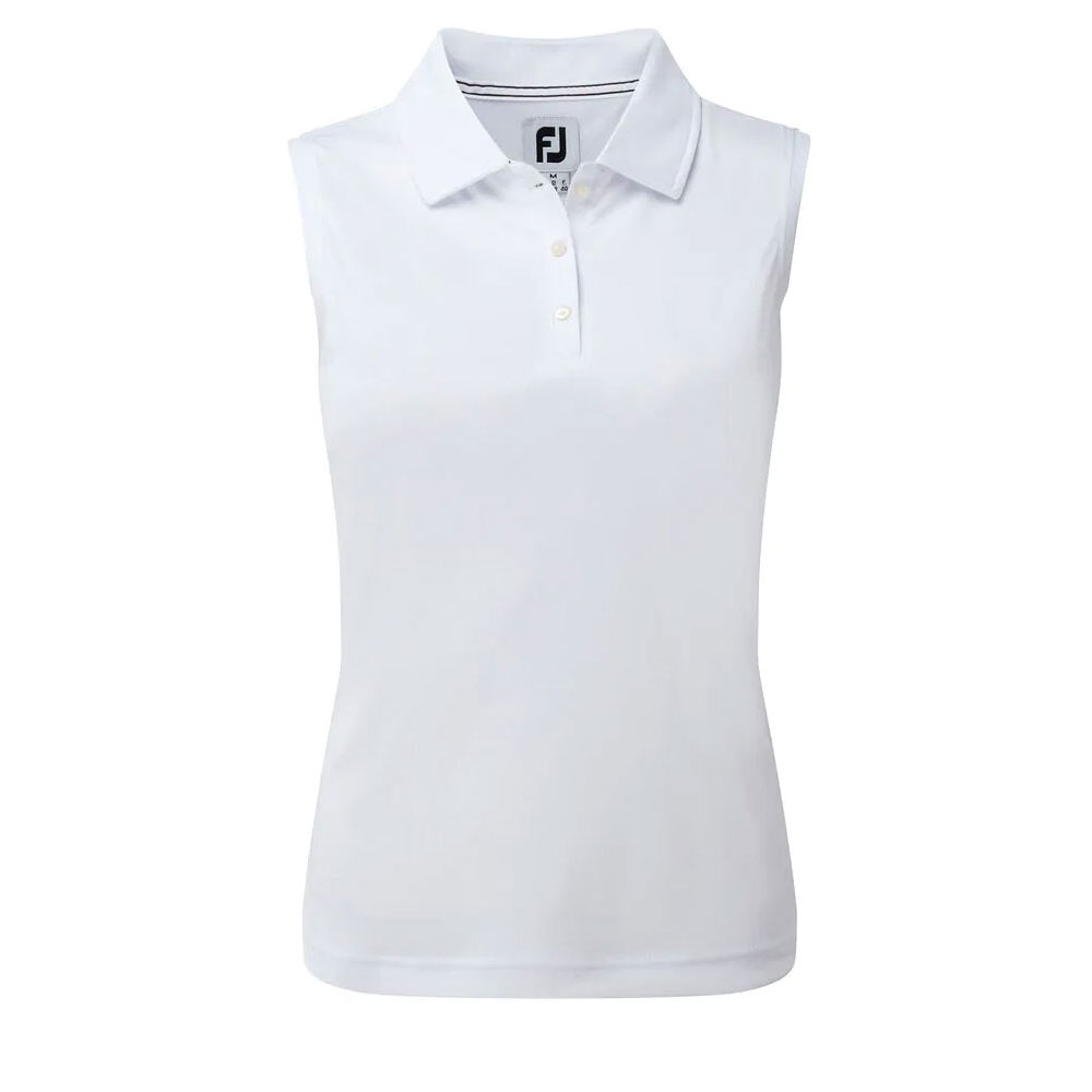 'Footjoy GolfLeisure Interlock Sleeveless Damen Polo weiss' 'Footjoy GolfLeisure Interlock Sleeveless Damen Polo weiss' von FootJoy