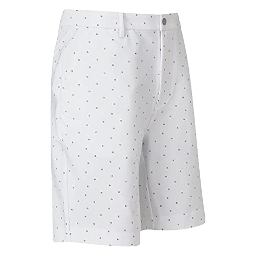 Footjoy Herren Print Shorts, weiß, 36 Footjoy Herren Print Shorts, weiß, 36 von FootJoy
