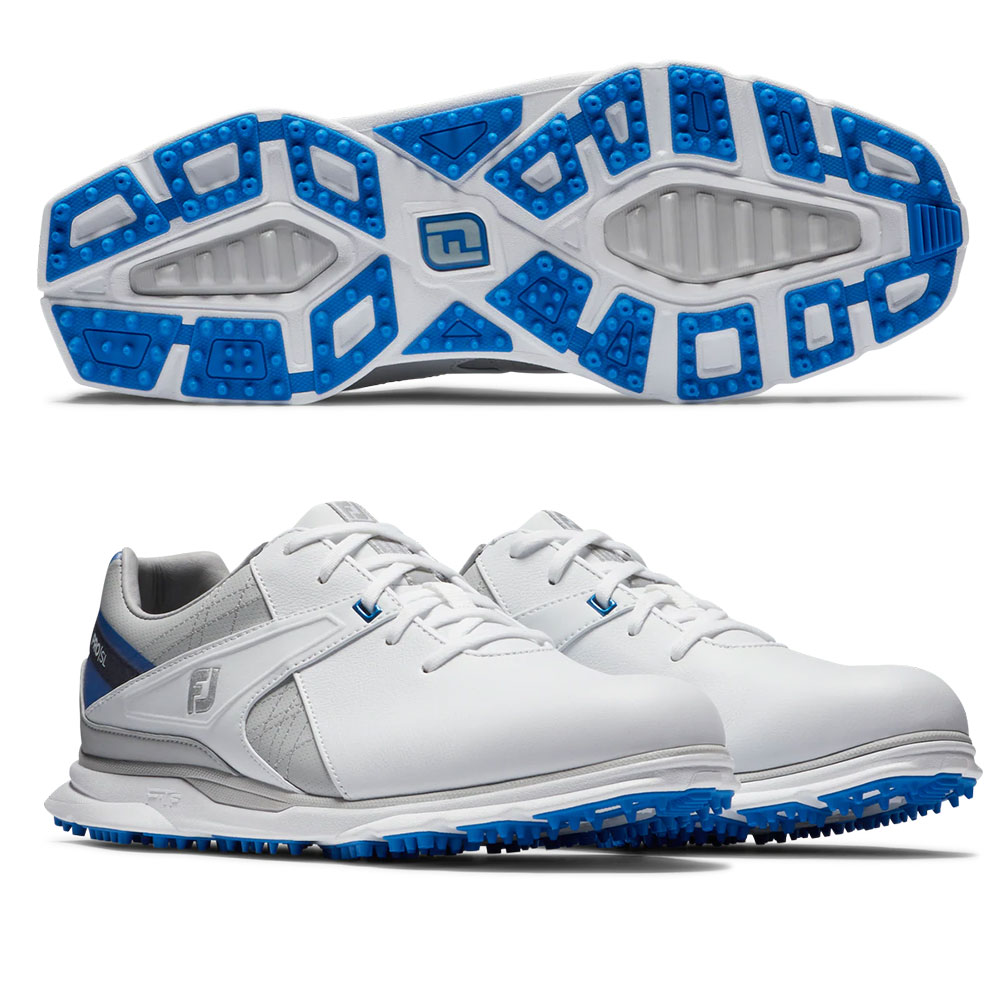 'Footjoy Pro SL Herren Golfschuh weiss/grau/blau' 'Footjoy Pro SL Herren Golfschuh weiss/grau/blau' von FootJoy