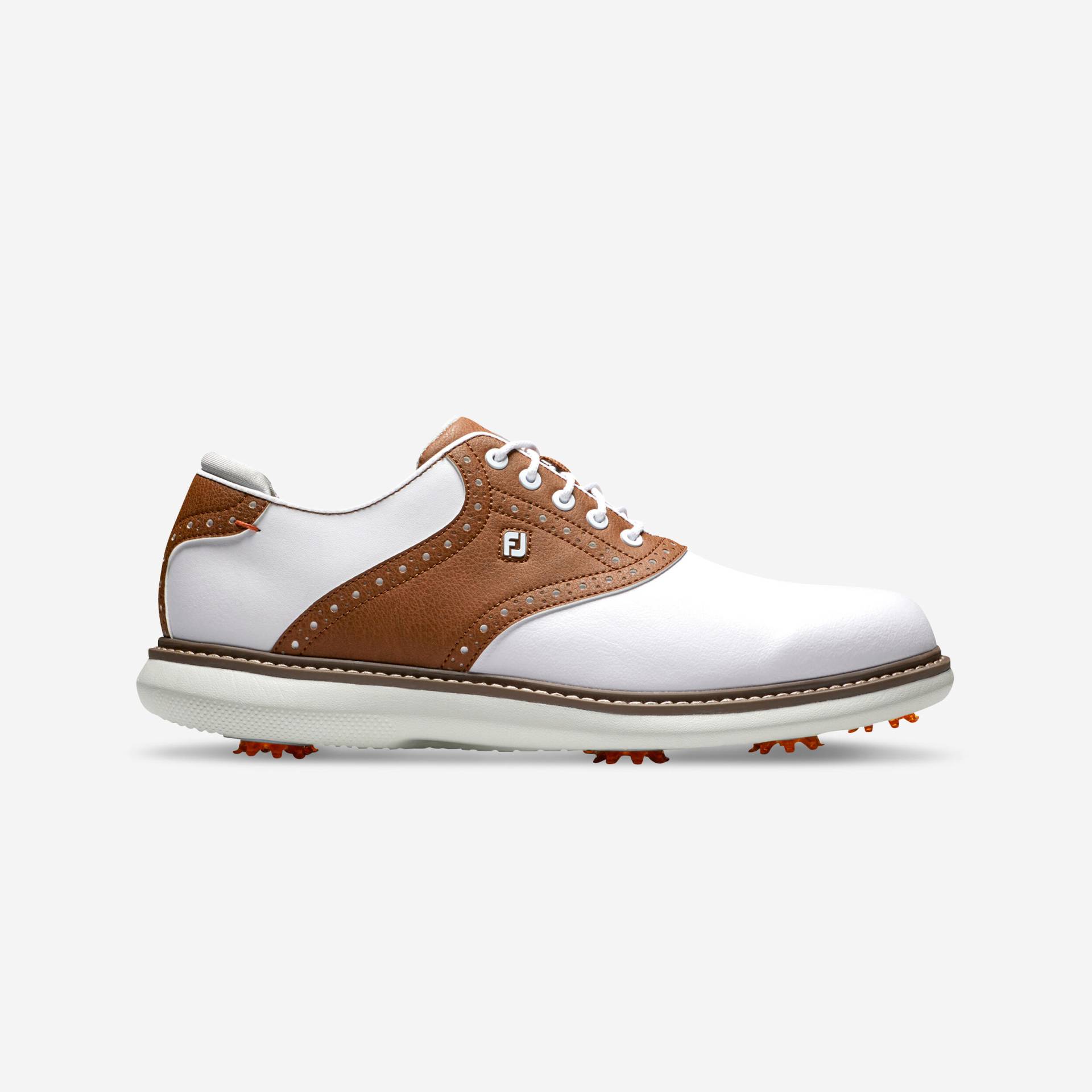 Herren Golfschuhe - Footjoy Traditions weiss/braun Herren Golfschuhe - Footjoy Traditions weiss/braun von FootJoy