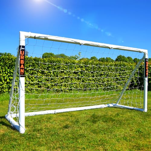 Football Flick Amazon Exklusives Fußballtor – Allwetter – 70 mm extra Dickes uPVC – Fußballtor für Garten, integriertes Verriegelungssystem, 4, Weiß Football Flick Amazon Exklusives Fußballtor – Allwetter – 70 mm extra Dickes uPVC – Fußballtor für Garten, integriertes Verriegelungssystem, 4, Weiß von Football Flick