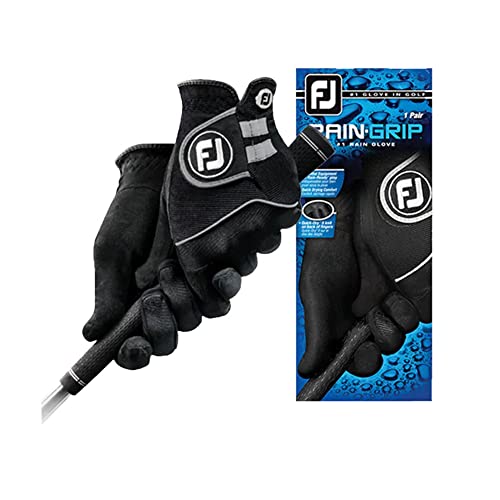 Footjoy Raingrip Golfhandschuhe für Damen, Schwarz, M/L Footjoy Raingrip Golfhandschuhe für Damen, Schwarz, M/L von FootJoy