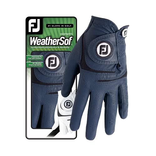 FootJoy WeatherSof Damen-Golfhandschuh, Marineblau von FootJoy