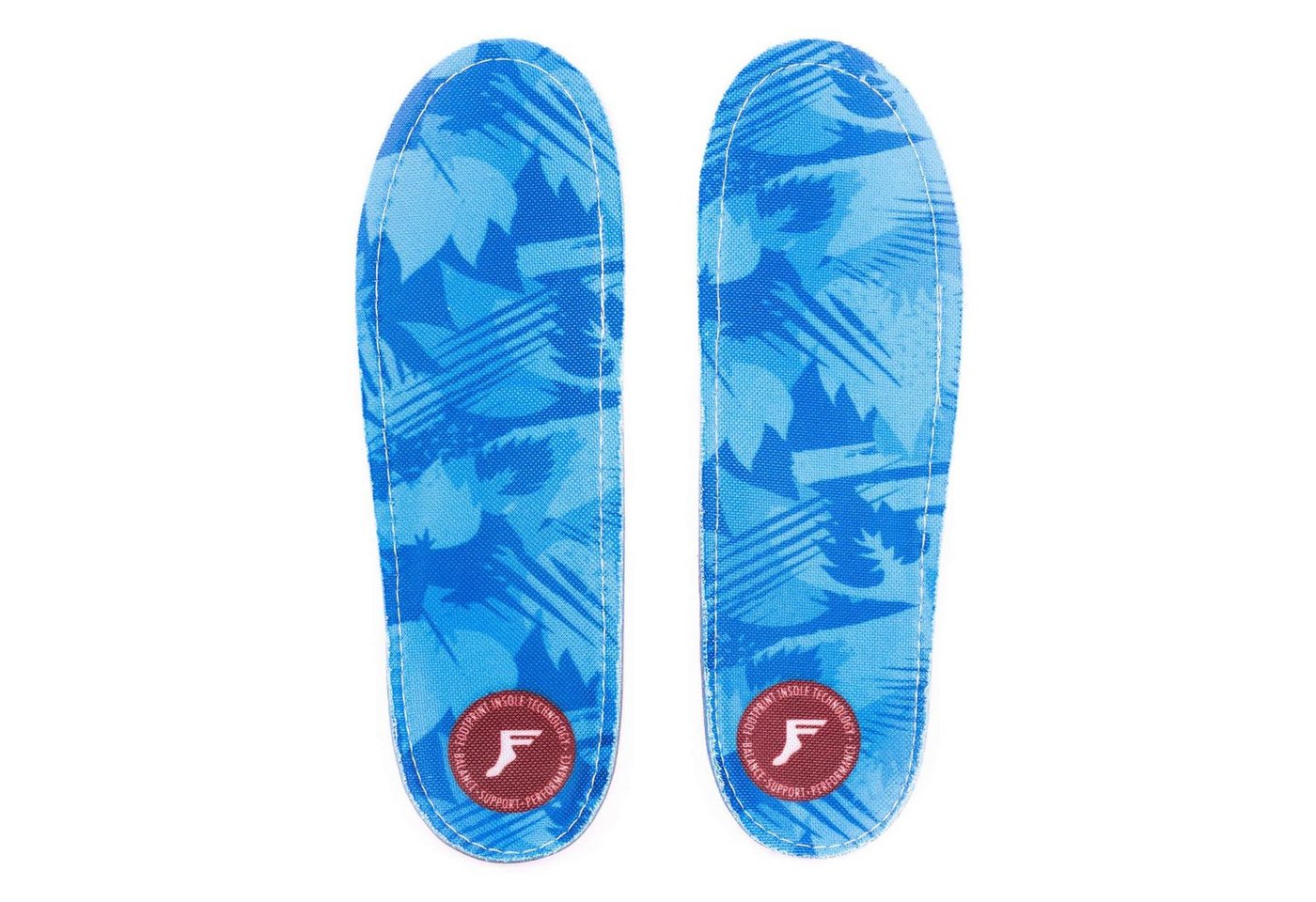 Footprint Insole Fuß- und Gelenkdämpfer Kingfoam Orthotics - Low (blue/camo) (1 Paar) von Footprint Insole