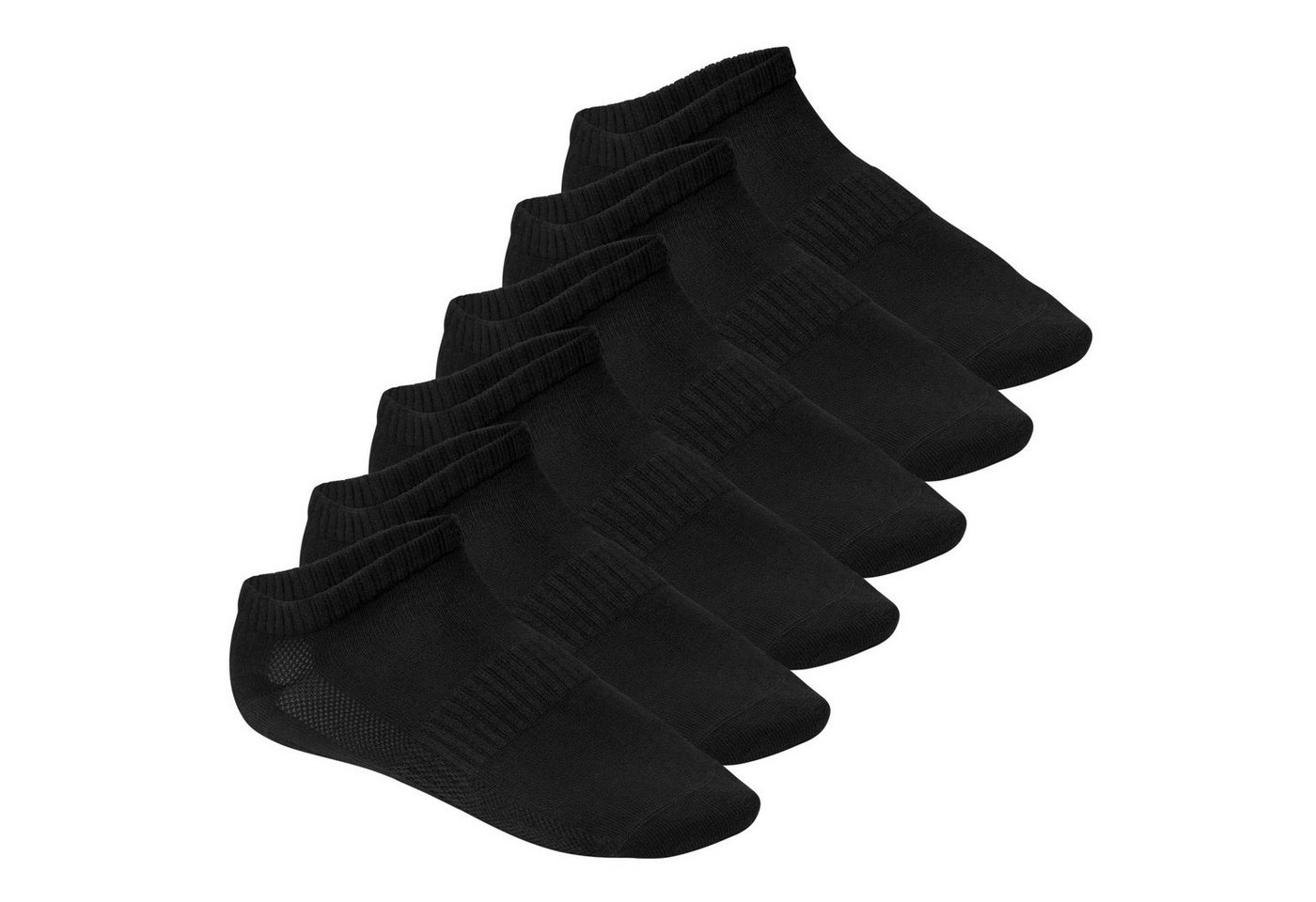 Footstar Füßlinge Damen & Herren Fitness Sneaker Socken (6 Paar) Mesh-Strick von Footstar