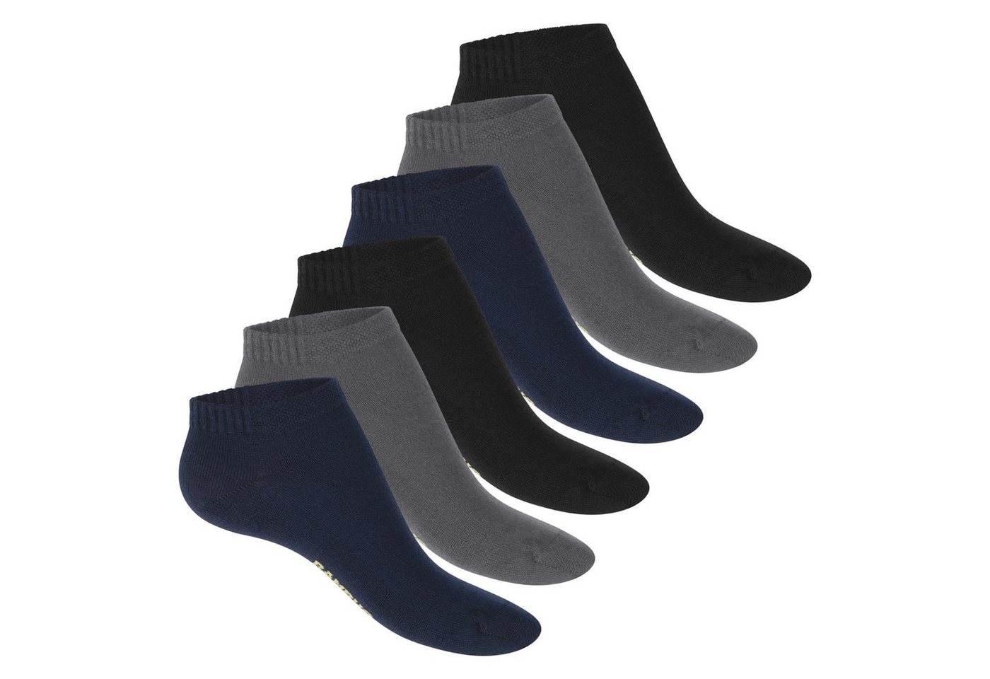 Footstar Kurzsocken Damen Bambus Sneaker Socken (6 Paar), Nachhaltige Viskose von Footstar