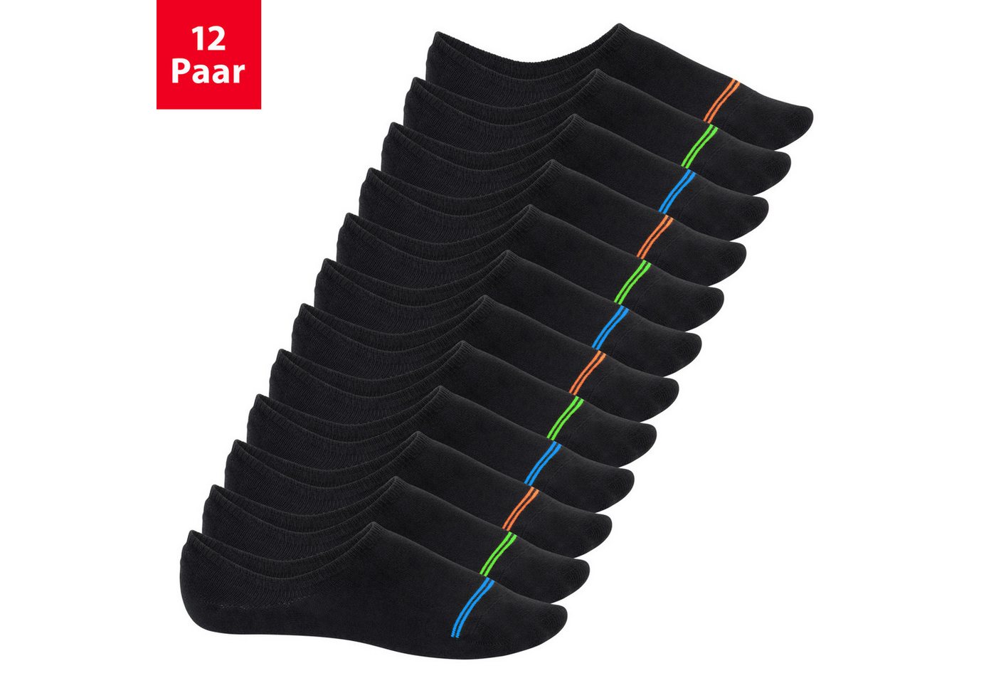 Footstar Sneakersocken Damen & Herren Füßlinge mit Anti-Slip für - Sneak it! Footstar Sneakersocken Damen & Herren Füßlinge mit Anti-Slip für - Sneak it! von Footstar