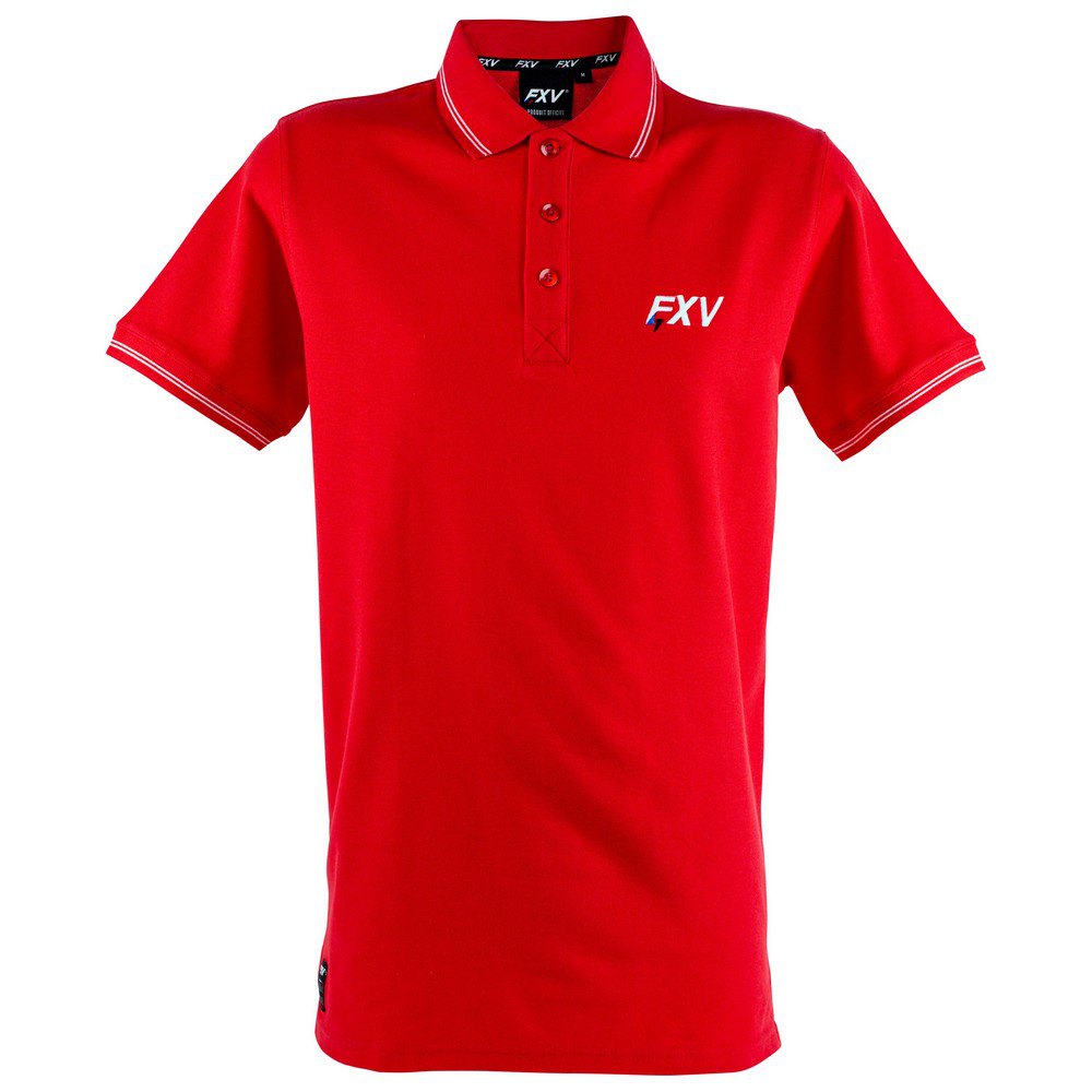Force Xv Stade Short Sleeve Polo Rot XL Mann von Force Xv