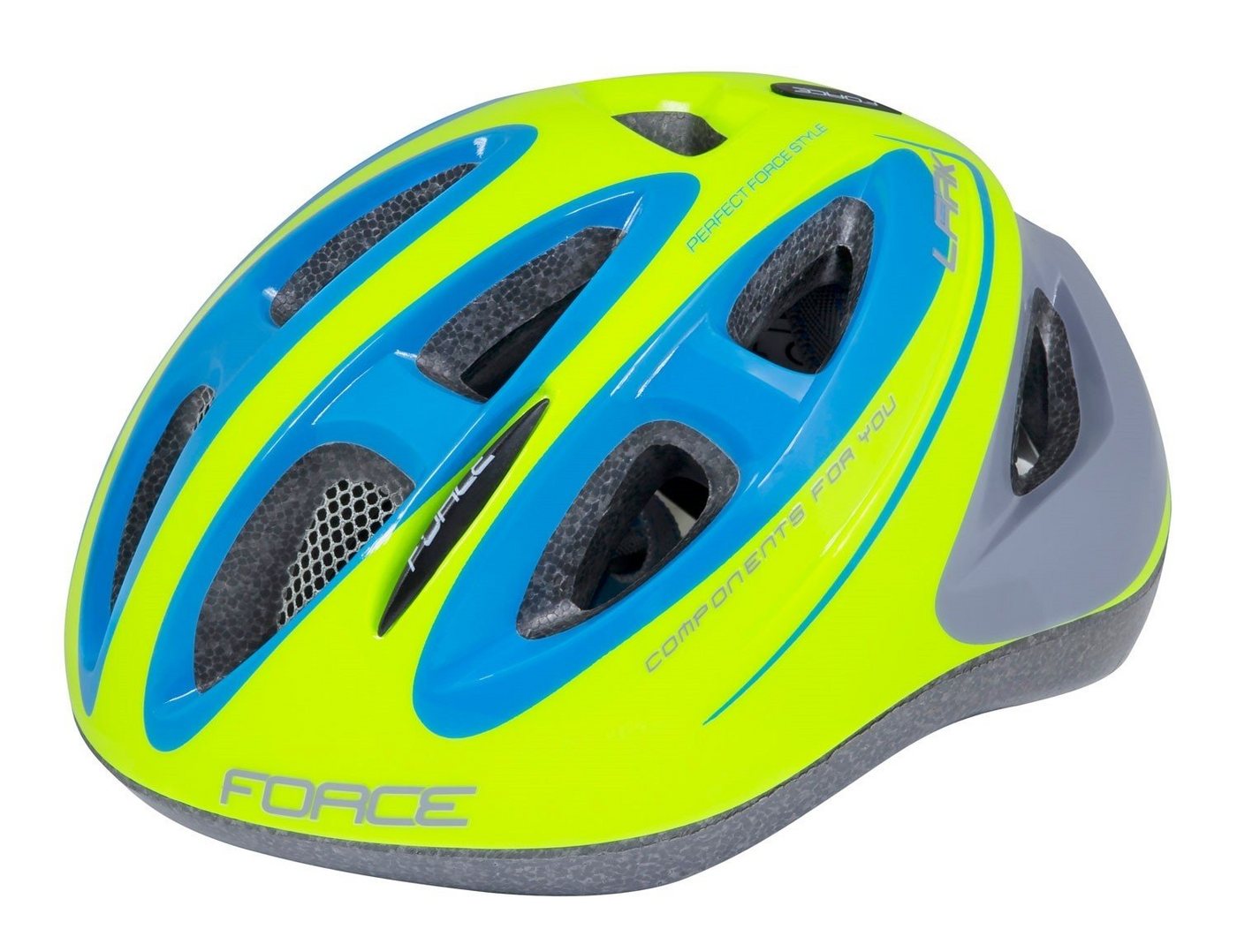 FORCE Fahrradhelm Helm FORCE LARK child gelbhimmelblau Gr.S FORCE Fahrradhelm Helm FORCE LARK child gelbhimmelblau Gr.S von Force